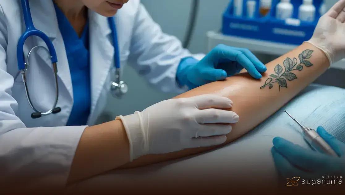 Clareamento de Tatuagem com Hellios 3 Burst: Estratégia Para Cover-Up Controlado