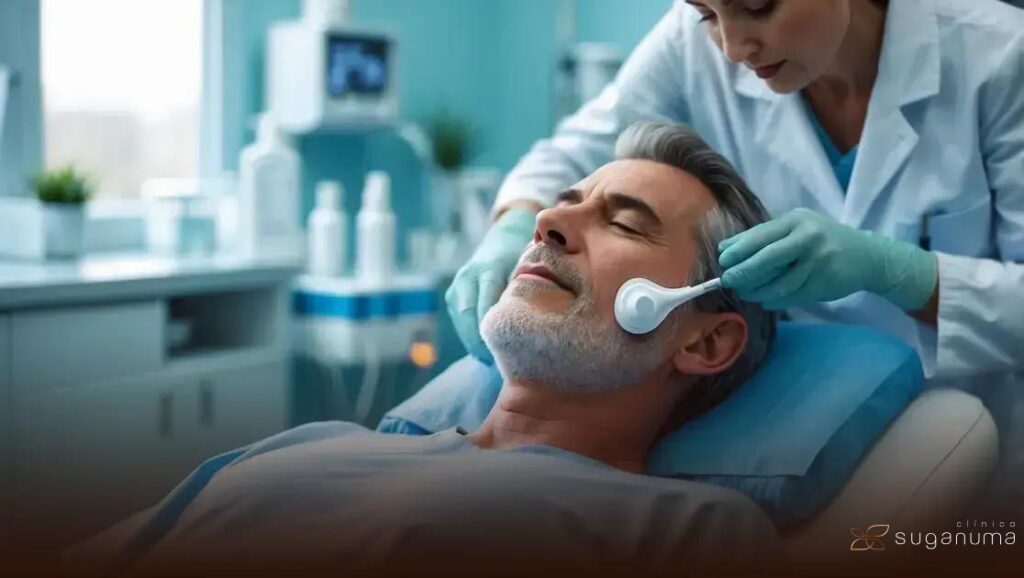 Plasmage em Homens: Remoção Discreta de Xantelasma Sem Downtime